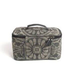 Myra Bag  Carmela Toiletries Bag, woven canvas, S-9542  NEW With Tags